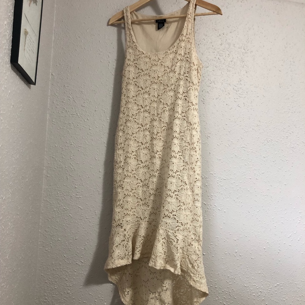 🤍 Vintage High-low dress✨